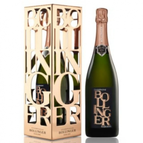 Bollinger Limited Edition Brut Rose in Metal Gift Box 2006
