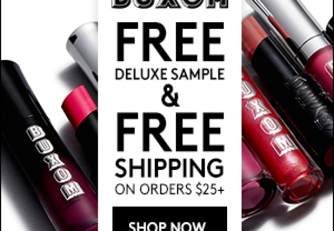 Buxom Free Deluxe Sample + Free Shipping