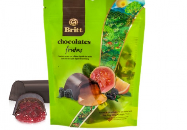 Dark Chocolate with Tropical Fruit Fillings