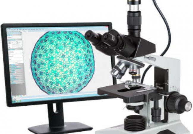 Lab Clinic Vet Trinocular Microscope