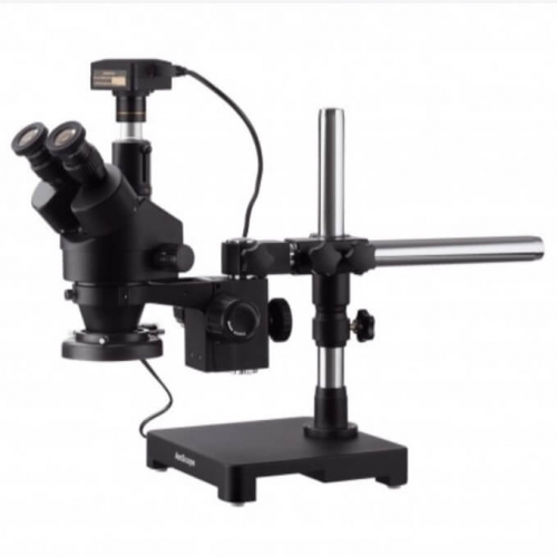 Stereo Zoom Microscope With Camera